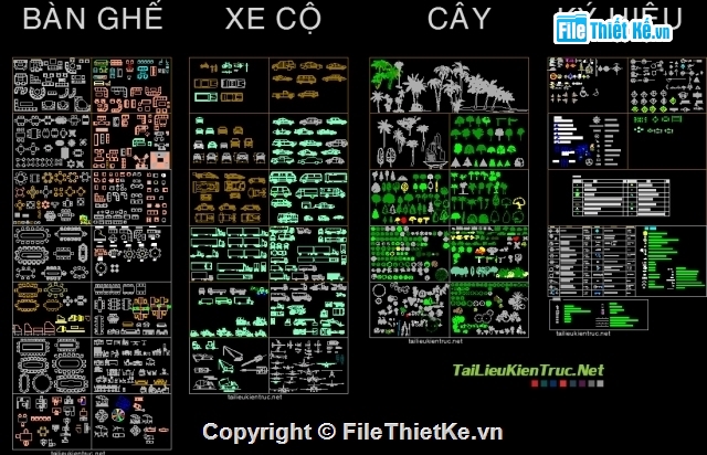 File cad,thư viện Autocad,2D nội thất,mẫu hình cho bản vẽ cad